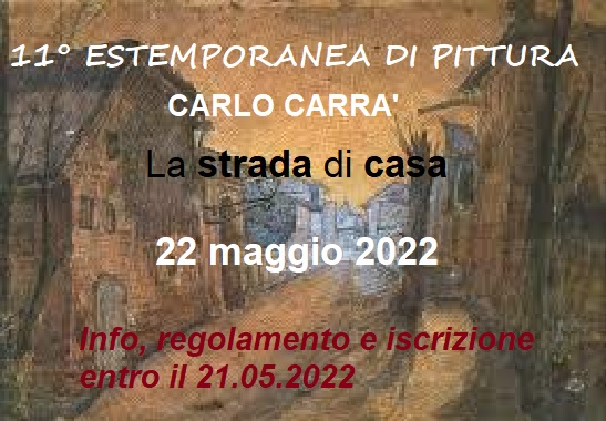 11ª Estemporanea di pittura  Carlo Carrà “La strada di casa” 