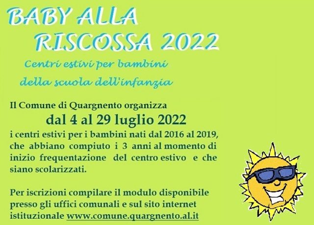 BABY ALLA RISCOSSA 2022 sito